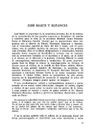 José Martí y Betances  / José Ferrer-Canales | Biblioteca Virtual Miguel de Cervantes