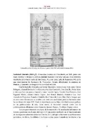 Sociedad Literaria [editorial] (1841-¿?) [Semblanza] / Leonardo Romero Tobar | Biblioteca Virtual Miguel de Cervantes