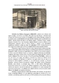 Librairie des Éditions Espagnoles (1946-1972) [Semblanza] / Francisca Montiel Rayo | Biblioteca Virtual Miguel de Cervantes
