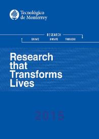 Research that transforms lives / editor Francisco J. Cantú-Ortiz; Arturo Molina Gutiérrez | Biblioteca Virtual Miguel de Cervantes