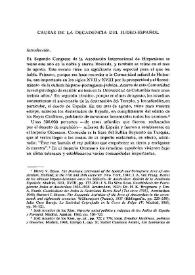 Causas de la decadencia del judeo-español / Henry V. Besso | Biblioteca Virtual Miguel de Cervantes