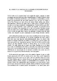 El amor y la amada en la poesía contemporánea de España / Charles David Ley | Biblioteca Virtual Miguel de Cervantes