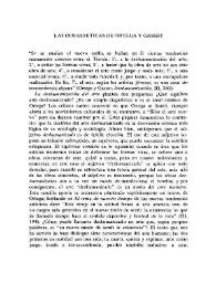 Las dos estéticas de Ortega y Gasset / Ciriaco Morón Arroyo | Biblioteca Virtual Miguel de Cervantes