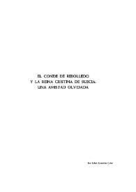 El Conde de Rebolledo y la reina Cristina de Suecia: una amistad olvidada / González Cañal, Rafael | Biblioteca Virtual Miguel de Cervantes