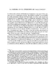 La historia en el esperpento de Valle-Inclán / Anthony Zahareas | Biblioteca Virtual Miguel de Cervantes