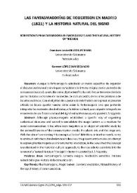 Las fantasmagorías de Robertson en Madrid (1821) y la historia natural del signo / Francisco Javier Frutos Esteban y Carmen López San Segundo | Biblioteca Virtual Miguel de Cervantes