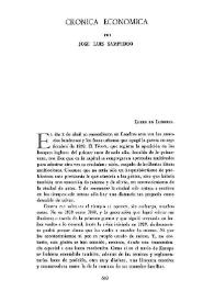 Crónica económica / por José Luis Sampedro | Biblioteca Virtual Miguel de Cervantes