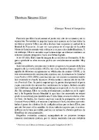 Thomas Stearns Eliot / Giuseppe Tomasi Di Lampedusa; traducción de Leonardo Valencia | Biblioteca Virtual Miguel de Cervantes