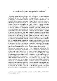 La traicionada poesía española reciente / Francisco León | Biblioteca Virtual Miguel de Cervantes