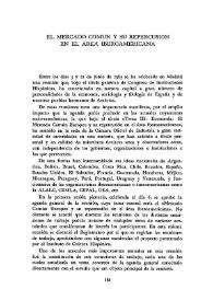 El Mercado Común y su repercusión en el área iberoamericana / Carlos Quesada | Biblioteca Virtual Miguel de Cervantes