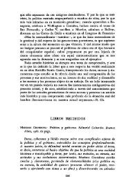 Cuadernos hispanoamericanos, núm. 163-164 (julio-agosto 1963). Libros recibidos | Biblioteca Virtual Miguel de Cervantes
