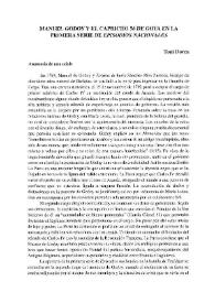 Manuel Godoy y el Capricho 56 de Goya en la primera serie de "Episodios Nacionales" / Toni Dorca | Biblioteca Virtual Miguel de Cervantes