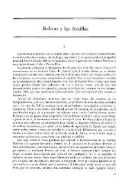 Bolívar y las Antillas / César Leante | Biblioteca Virtual Miguel de Cervantes
