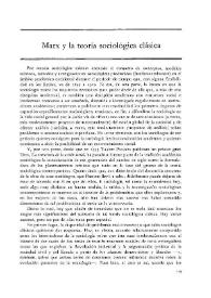 Marx y la teoría sociológica clásica / Luis Rodríguez Zúñiga | Biblioteca Virtual Miguel de Cervantes