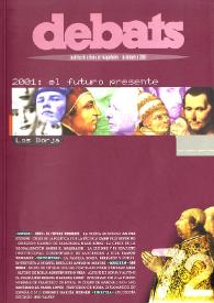 Debats. Núm. 72, primavera 2001 | Biblioteca Virtual Miguel de Cervantes