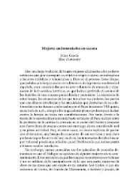 Mujeres endemoniadas en escena / Mina García | Biblioteca Virtual Miguel de Cervantes