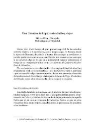 Una Celestina de Lope, "todo diablo y vieja" / Héctor Urzáiz Tortajada | Biblioteca Virtual Miguel de Cervantes