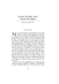 Lázaro, Guzmán y Rico, treinta años después / José-Carlos Mainer | Biblioteca Virtual Miguel de Cervantes