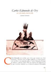 Carlos Edmundo de Ory en mi mala memoria / Antonio Gamoneda | Biblioteca Virtual Miguel de Cervantes