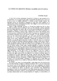 La obra de Benito Pérez Galdós en Polonia / Urszula Aszyk | Biblioteca Virtual Miguel de Cervantes