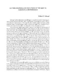 On the creation and execution of "Pecado" in Galdós's "La desheredada" / Michael A. Schnepf | Biblioteca Virtual Miguel de Cervantes