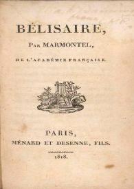 Bélisaire / par Marmontel | Biblioteca Virtual Miguel de Cervantes