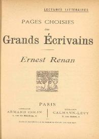 Ernest Renan | Biblioteca Virtual Miguel de Cervantes