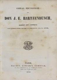 Obras escogidas de don J. E. Hartzenbusch | Biblioteca Virtual Miguel de Cervantes