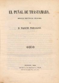 El puñal de Trastamara. Novela histórica original / de Manuel Torrijos | Biblioteca Virtual Miguel de Cervantes
