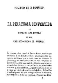 La Piratería convertida en derecho del pueblo de los Estados-Unidos de América | Biblioteca Virtual Miguel de Cervantes