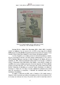 Lorenzo Portet y Tubau (Vic, Barcelona, 1870 - París, 1917) [Semblanza] / Ignacio C. Soriano Jiménez | Biblioteca Virtual Miguel de Cervantes
