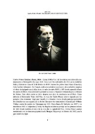 Carlos Prince Letcher (París, 1836 – Lima, 1919) [Semblanza] / Agustín Prado Alvarado | Biblioteca Virtual Miguel de Cervantes