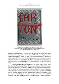 Pensaré Cartoneras (2013- ) [Semblanza] / Carlos Andrés | Biblioteca Virtual Miguel de Cervantes