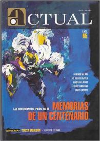 Revista Actual (Mérida), núm. 65 (2007). Monográfico de Mariano Picón Salas | Biblioteca Virtual Miguel de Cervantes