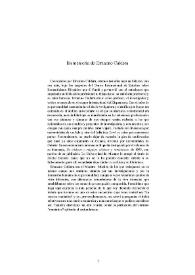 En memoria de Ermanno Caldera / José Escobar | Biblioteca Virtual Miguel de Cervantes