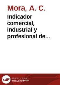 Indicador comercial, industrial y profesional de Valencia: 1909 | Biblioteca Virtual Miguel de Cervantes
