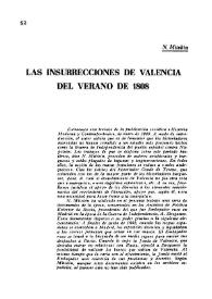 Las insurrecciones de Valencia del verano de 1808 / N. Mitskin | Biblioteca Virtual Miguel de Cervantes