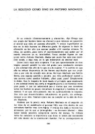 La soledad como sino en Antonio Machado / Rosario Rexach | Biblioteca Virtual Miguel de Cervantes