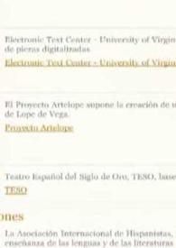 Portal "Teatro del Siglo de Oro" en la Biblioteca Virtual de Miguel de Cervantes | Biblioteca Virtual Miguel de Cervantes