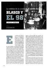 La estética de la novela en el cambio de siglo: Blasco y el 98  / Carlos A. Longhurst | Biblioteca Virtual Miguel de Cervantes