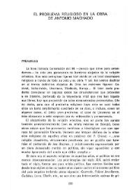 El problema religioso en la obra de Antonio Machado / Ángel Martínez Blasco | Biblioteca Virtual Miguel de Cervantes
