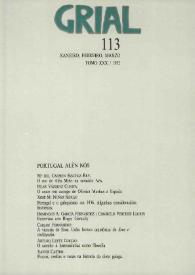 Grial : revista galega de cultura. Núm. 113, 1992 | Biblioteca Virtual Miguel de Cervantes