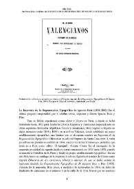Imprenta de la Regeneración Tipográfica de Ignacio Boix (1856-1862) [Semblanza] / Ana Peñas Ruiz | Biblioteca Virtual Miguel de Cervantes