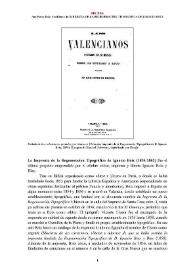 Imprenta de la Regeneración Tipográfica de Ignacio Boix (1856-1862) [Semblanza] / Ana Peñas Ruiz | Biblioteca Virtual Miguel de Cervantes