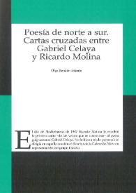 Poesía de norte a sur. Cartas cruzadas entre Gabriel Celaya y Ricardo Molina / Olga Rendón Infante | Biblioteca Virtual Miguel de Cervantes