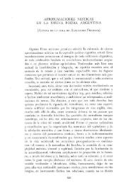 Aproximaciones místicas en la nueva poesía argentina (Acerca de la obra de Alejandra Pizarnik) / por Graciela de Sola | Biblioteca Virtual Miguel de Cervantes