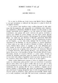 Rubén Darío y el 98 / por André Nougué | Biblioteca Virtual Miguel de Cervantes