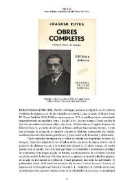 Editorial Selecta (1946-1998) [Semblanza] / Manuel Llanas | Biblioteca Virtual Miguel de Cervantes