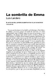 La sombrilla de Emma / Luis Landero | Biblioteca Virtual Miguel de Cervantes