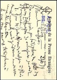 Carta del Syndicat de la Presse Etrangère a Carlos Esplá. 27 de octubre de 1939 | Biblioteca Virtual Miguel de Cervantes